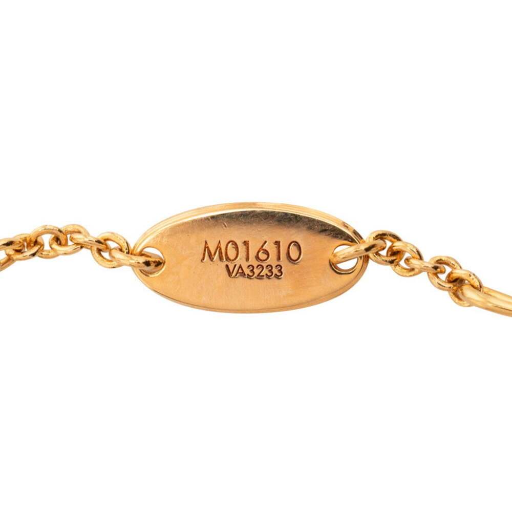 LOUIS VUITTON Gold Pearl Necklace - Picture 5 of 7